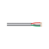 West Penn 25246B 14 AWG 4 Conductor Stranded Unshielded Plenum speakON Speaker Cable Gray Jacket 1000 Foot