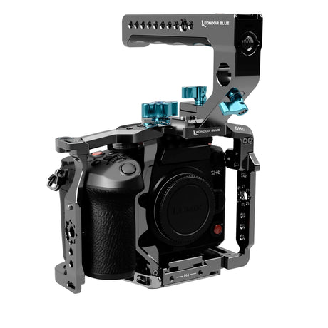 Kondor Blue Cage with Top Handle for Panasonic LUMIX GH6 Space Gray