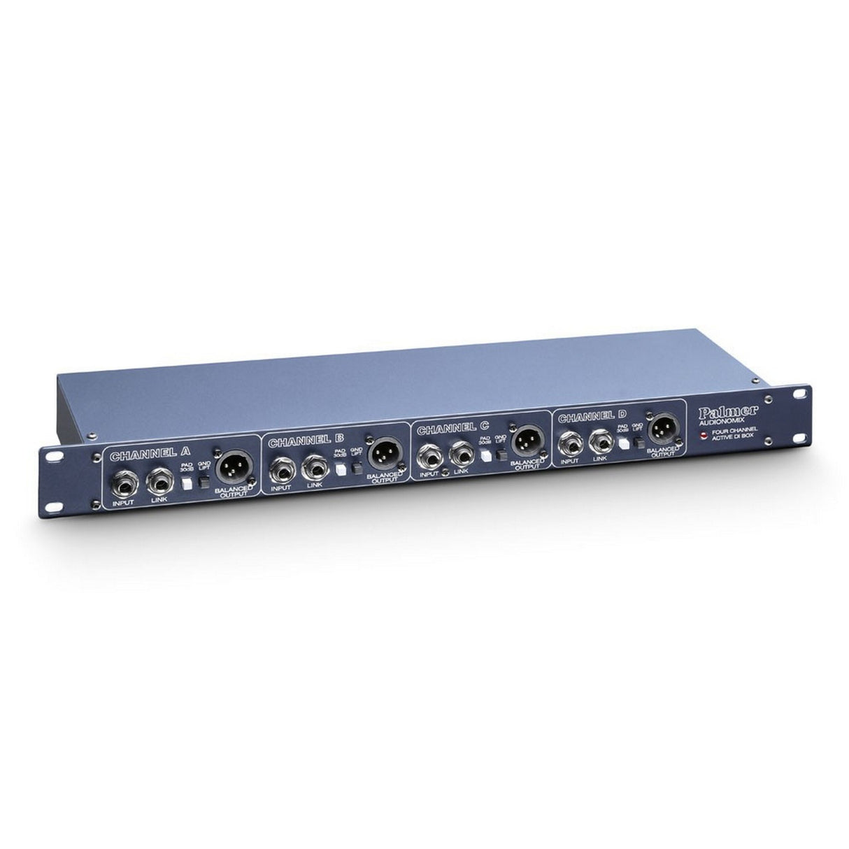 Palmer PAN 03 19-Inch 4-Channel Active DI Box