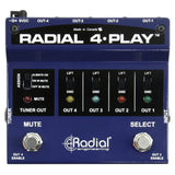 Radial 4-Play Multi-Output DI Box