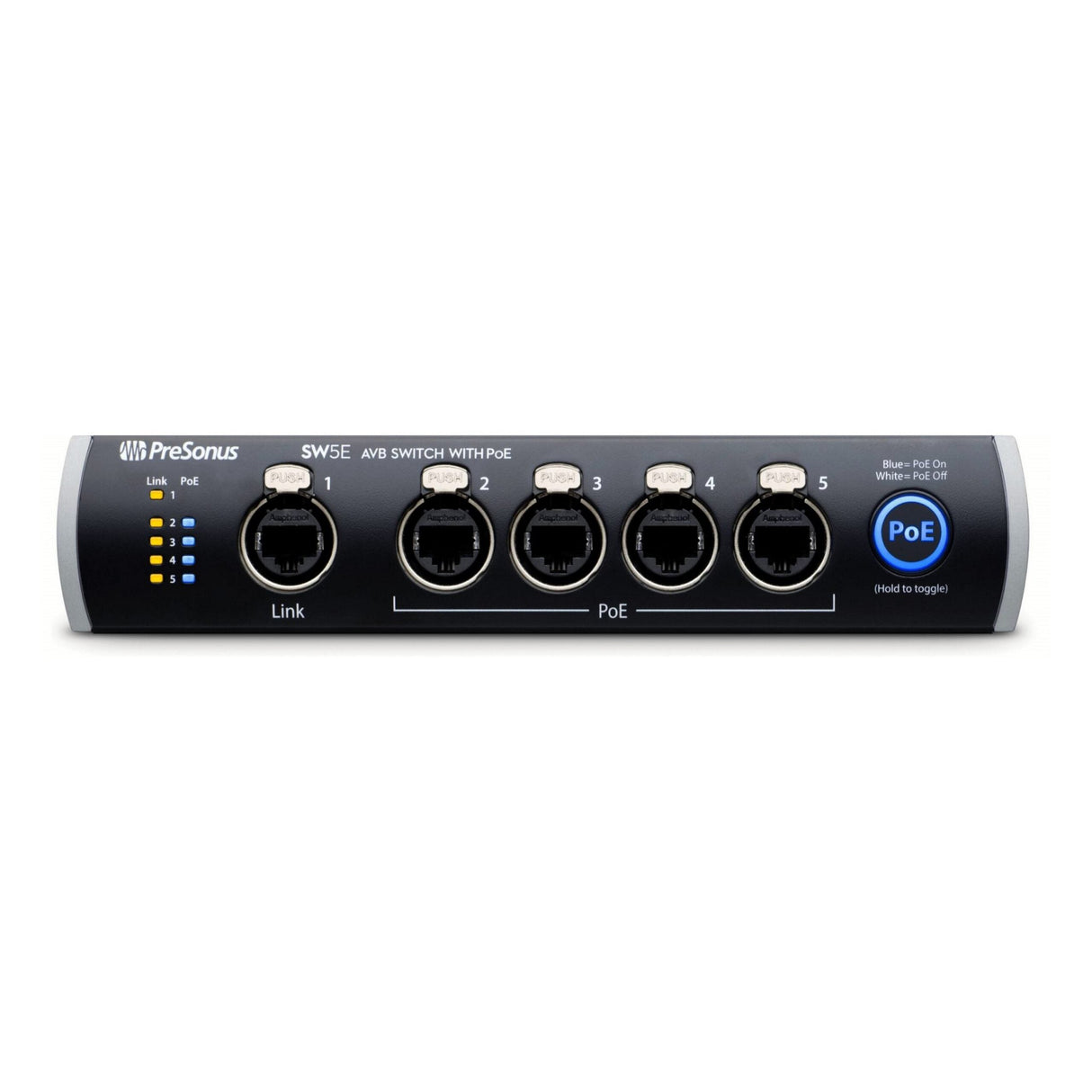 PreSonus SW5E 5-Port AVB Switch with PoE