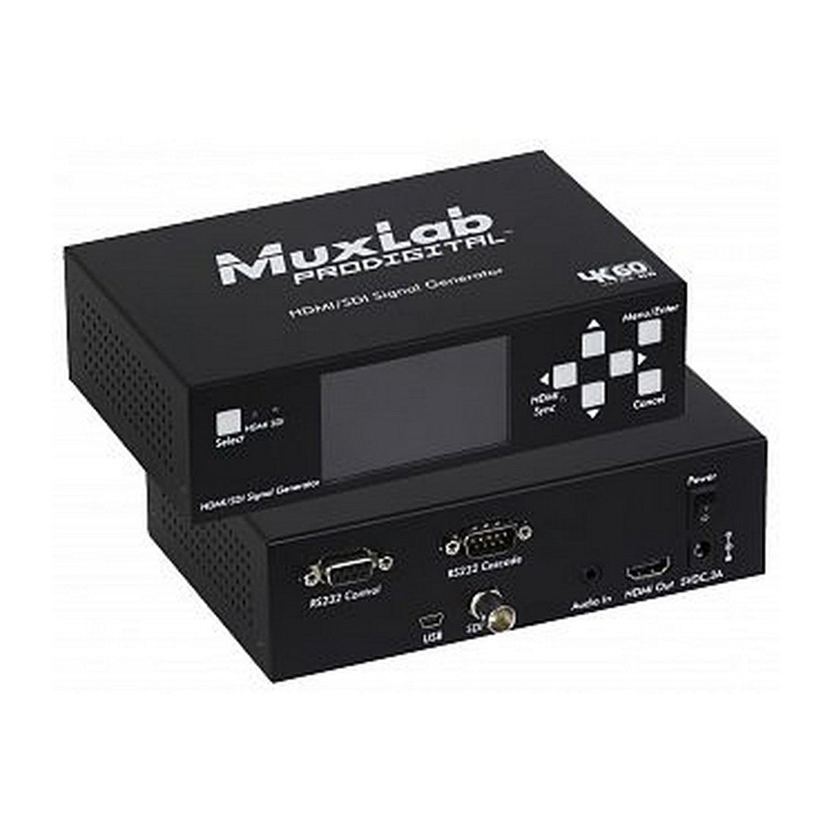 MuxLab 500830 HDMI 2.0 3G-SDI Test Signal Generator