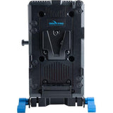 IndiPRO VMP3RS Battery Plate with 3x D-Tap Outputs with 15mm Rod System V-Mount