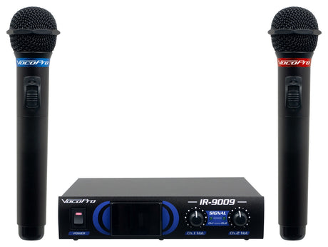 VocoPro IR-9009-1 Infrared Dual Wireless Microphone System