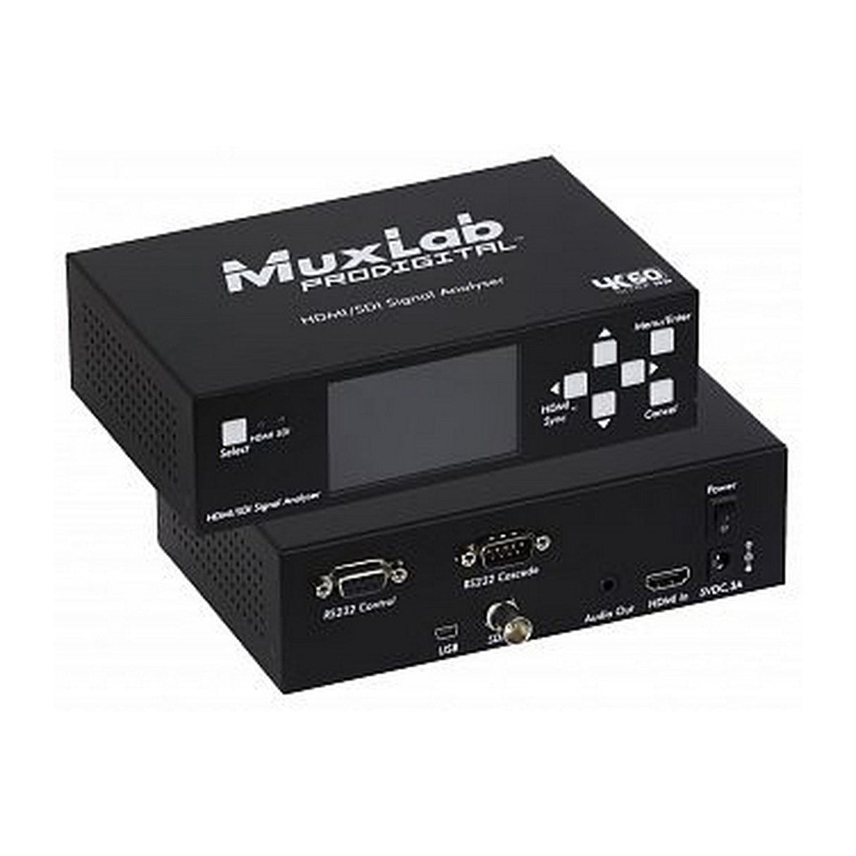 MuxLab 500831 HDMI 2.0 3G-SDI Signal Analyzer