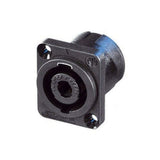 Neutrik NL4MP speakON Connector Chassis Black Housing