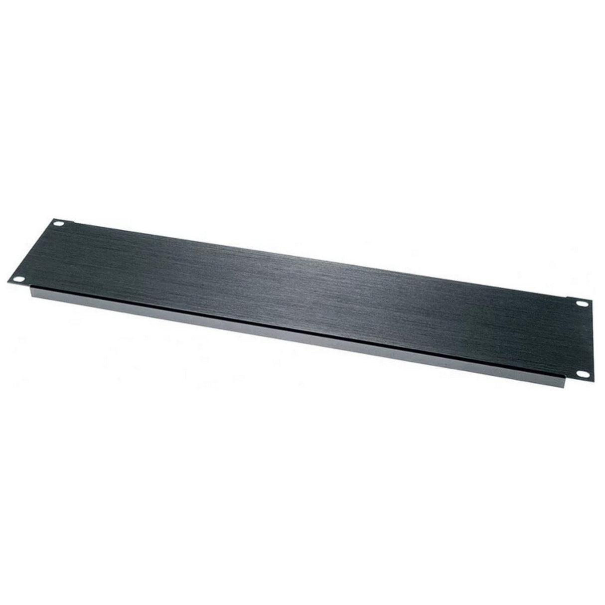 Middle Atlantic BL-1 1 Space 1 3/4 Inch Flanged Aluminum Blank Panel Black Brushed Finish