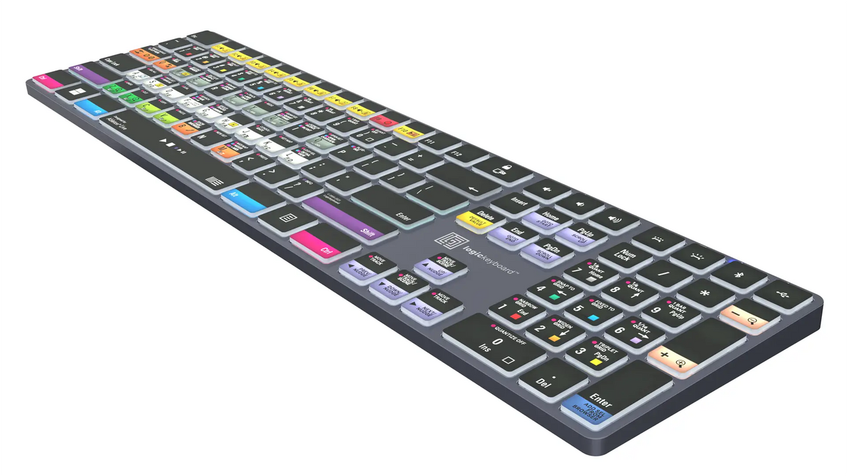 Logickeyboard TITAN Ableton Live Wireless Backlit Keyboard for Windows
