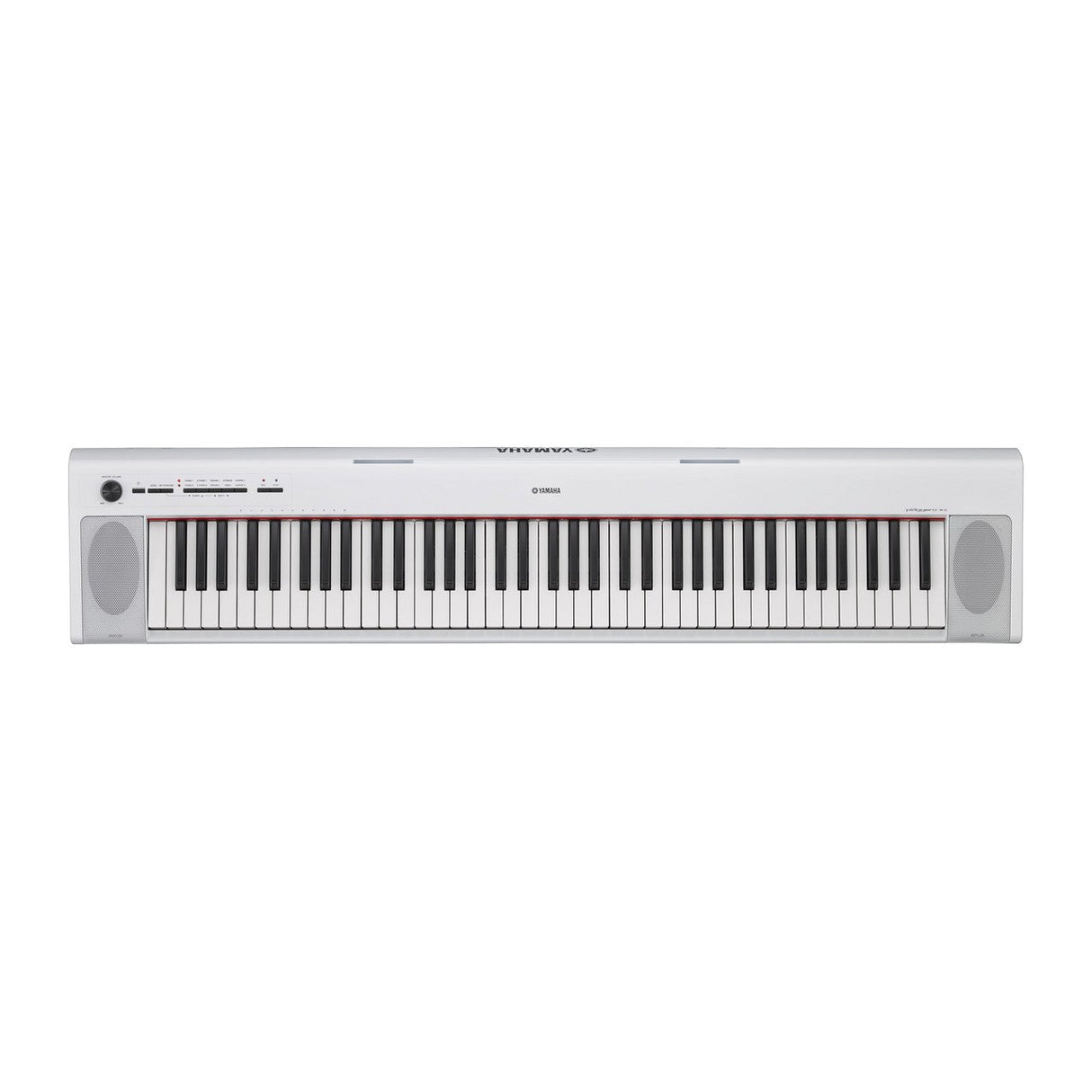 Yamaha NP32WHAD 76-Key Piaggero Portable Digital Piano with PA130 Power Adapter White