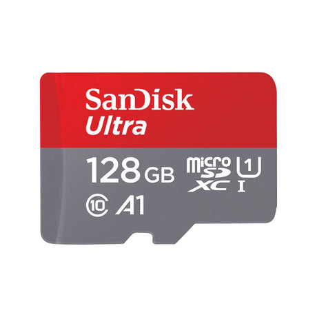 SanDisk - SanDisk Ultra 128GB microSDXC UHS-I Card - SDSQUAR-128G-ODM