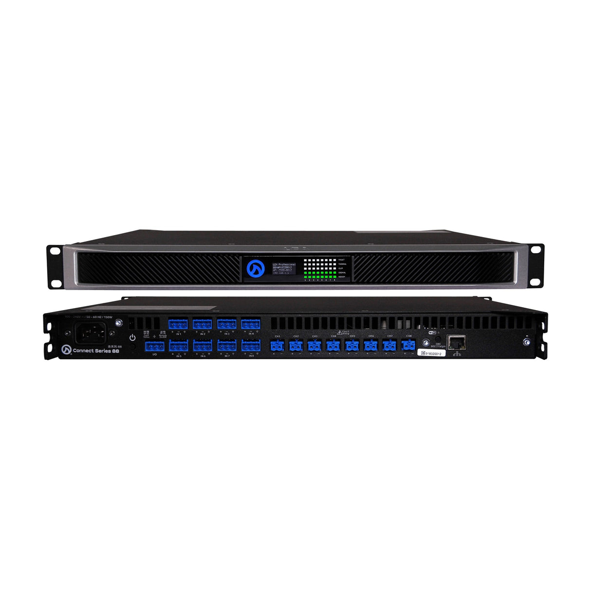 LEA Professional Connect 88 8-Channel 80W Power Amplifier