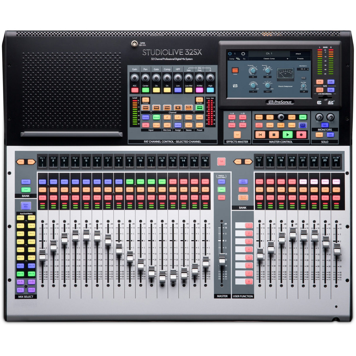 PreSonus StudioLive 32SX Series III Compact 32-Channel/22-Bus Digital Console/Recorder/Interface