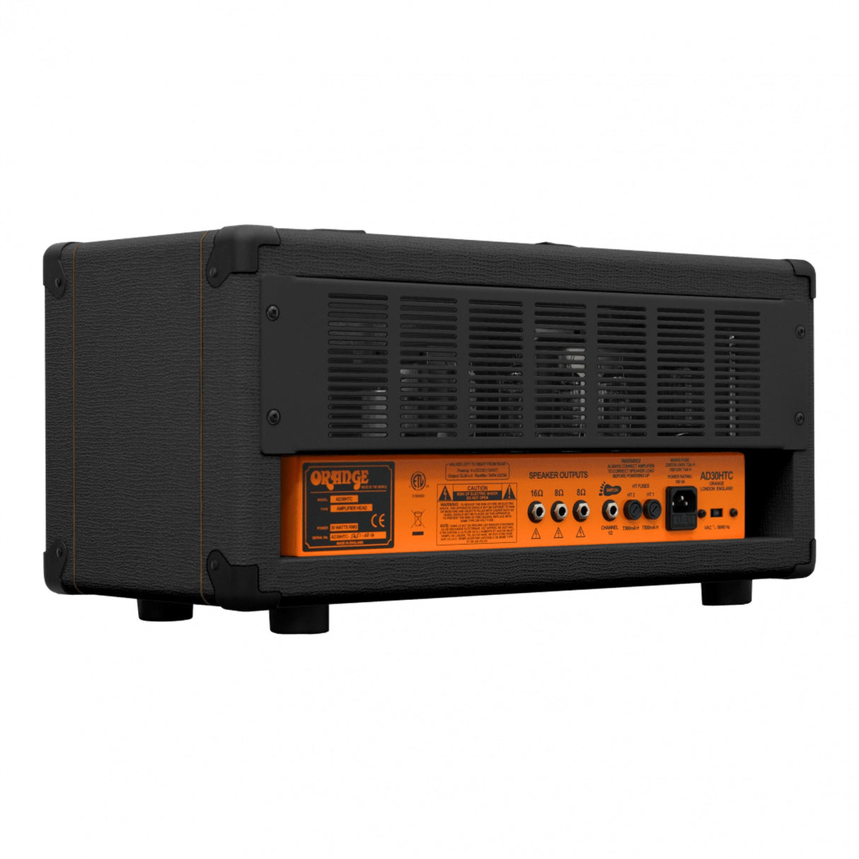 Orange AD30HTC 30-Watt Twin Channel Guitar Amplifier Head, Black