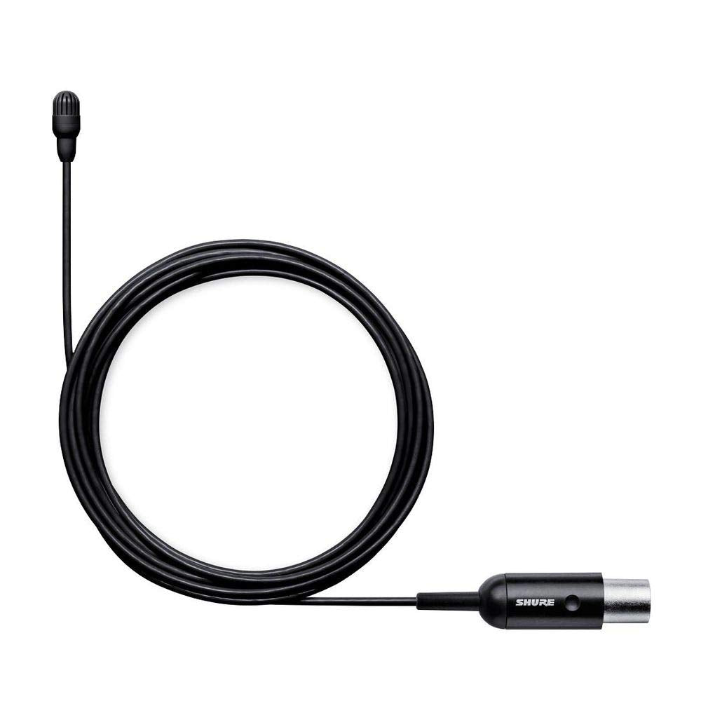 Shure TL46B/O TwinPlex Omnidirectional Subminiature Microphone, Black with LEMO Connector, No Accessories