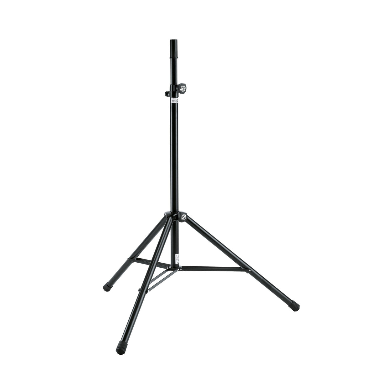 K&M 214/6 Speaker Stand with Spring Loaded Bolt and Locking Screw, Black