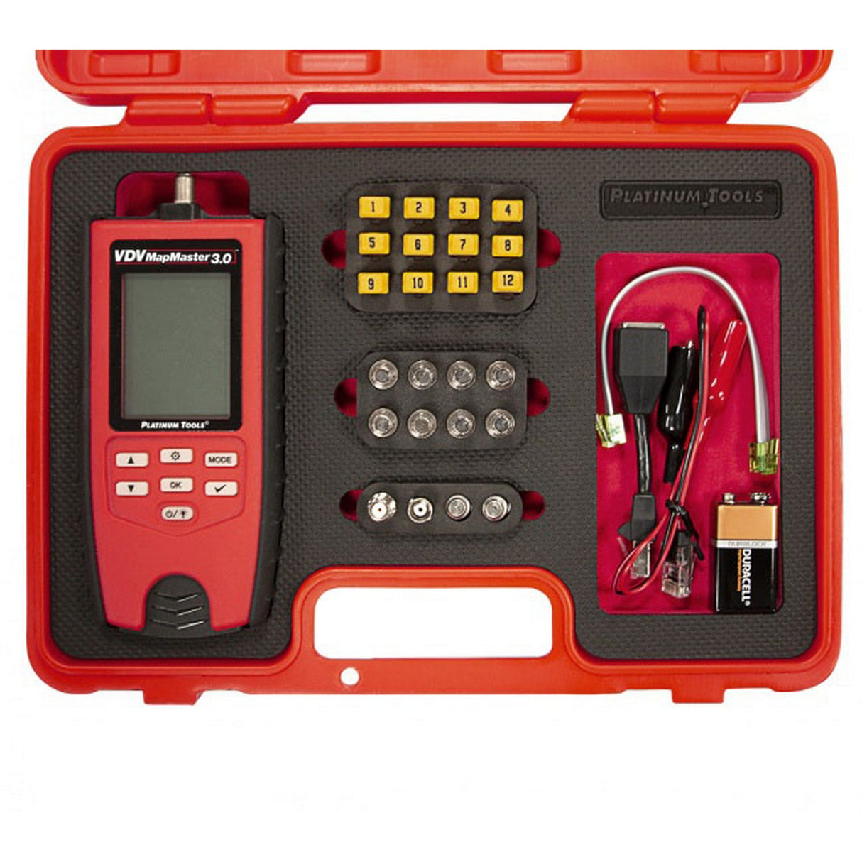 Platinum Tools T130K5 VDV MapMaster 3.0 Network and Coax Cable Tester Field Kit