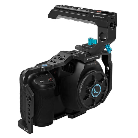 Kondor Blue Blackmagic Pocket 6K Pro Cage with Top Handle Black