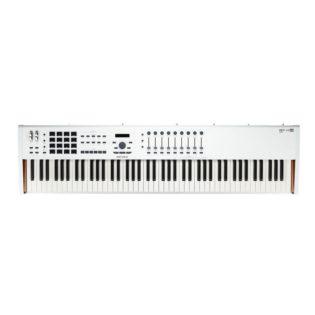 Arturia KeyLab 88 Mk II 88 Hammer Action Key MIDI Controller, White