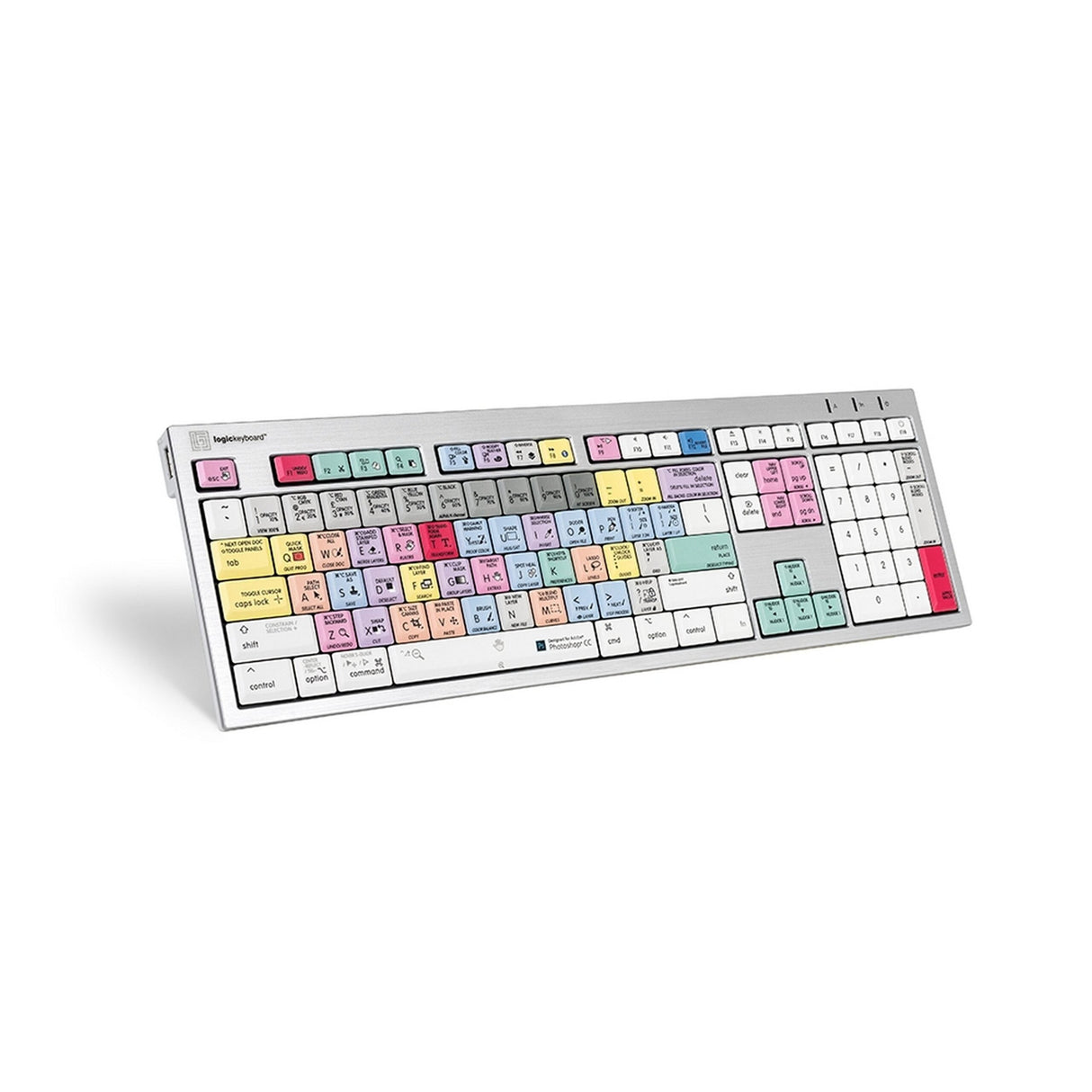 Logickeyboard Photoshop CC Mac ALBA Keyboard, US