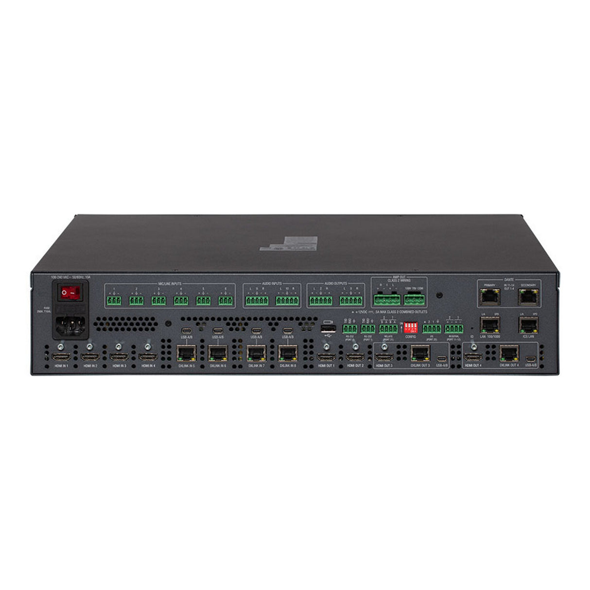AMX DVX-3266-4K 8x4+2 4K60 4:4:4 All-In-One Presentation Switcher