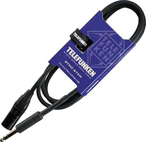 Telefunken STMC-6TXM 6-Feet TRS to Male XLR Cable