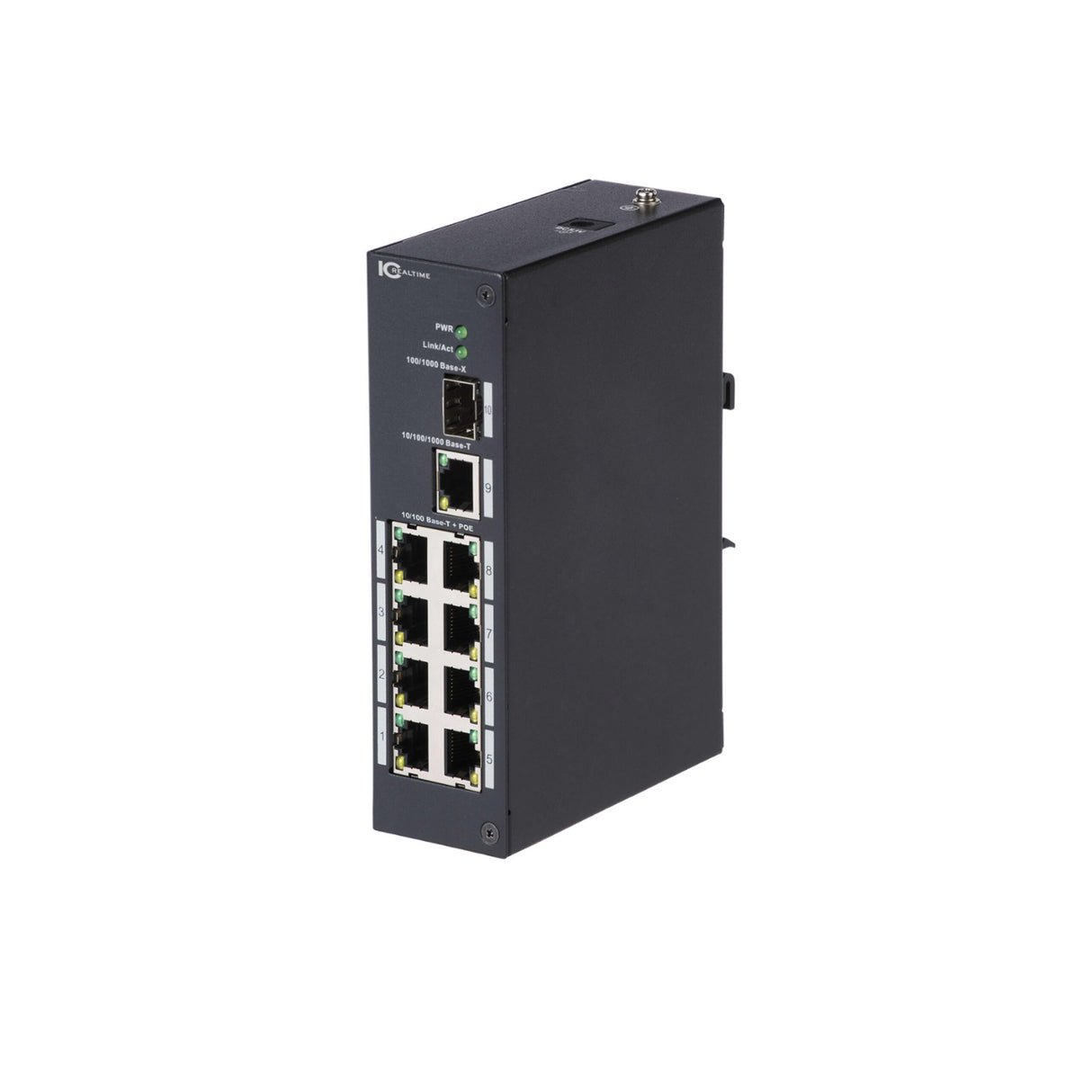 IC Realtime PWR-POE-8 8-Port Shelfmount POE Switch