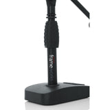 Gator GFW-MIC-0822 Telescoping Boom Microphone Stand for Podcasting and Bass Drum