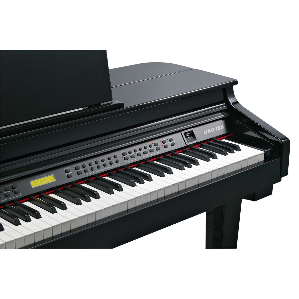 Kurzweil KAG100 88-Key Fully-Weighted Action Digital Grand Piano, Ebony Polish