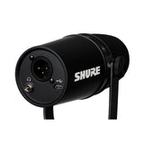 Shure MV7-K XLR/USB Dynamic Podcasting Microphone, Black