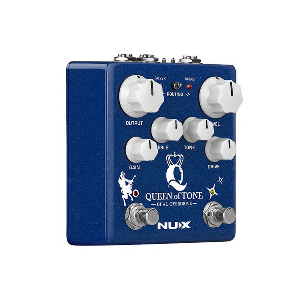 Nux Queen of Tone Dual Overdrive Guitar Effects Pedal