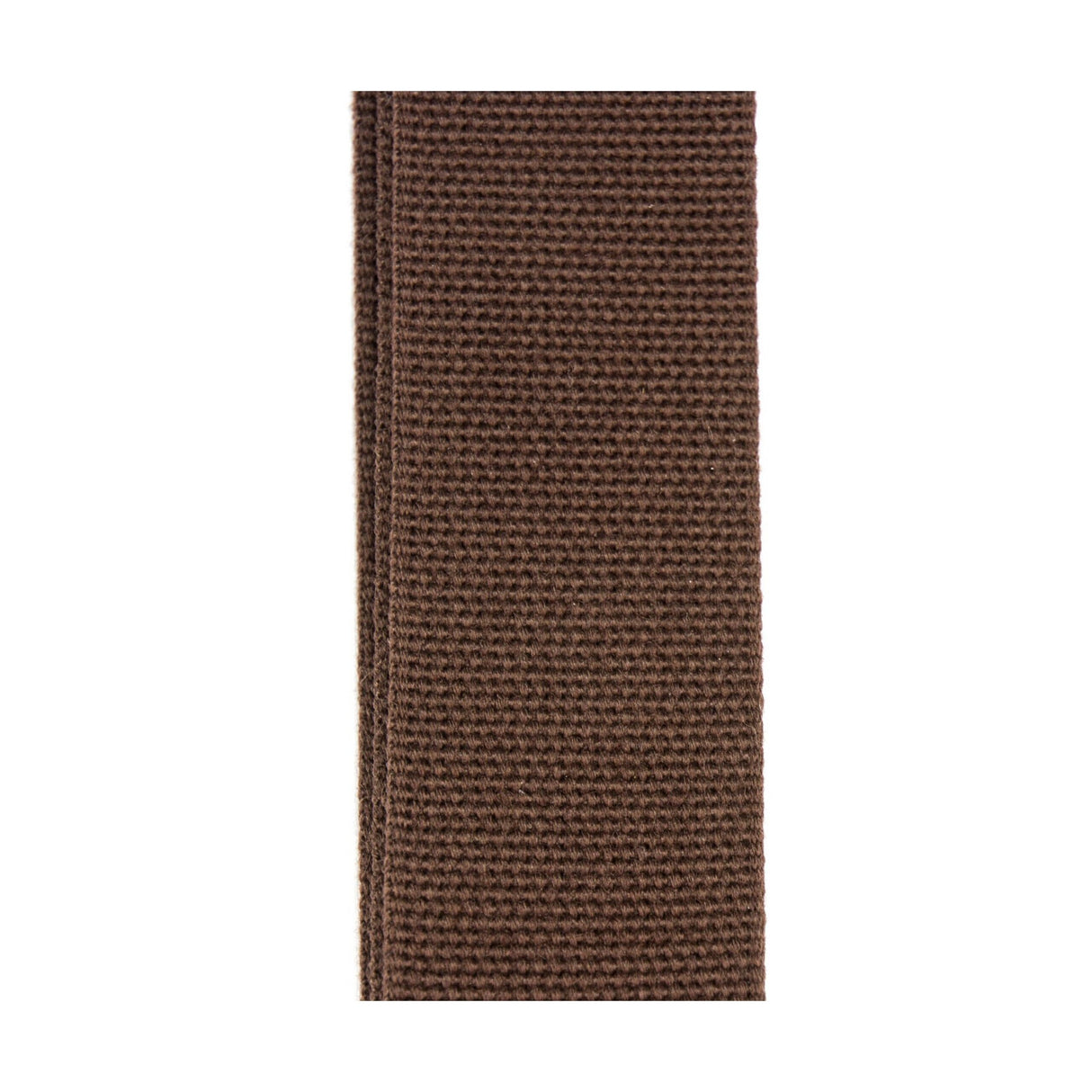 Reunion Blues RBS-34 Merino Wool Guitar Strap, Brown with Chestnut Brown Leather Tab