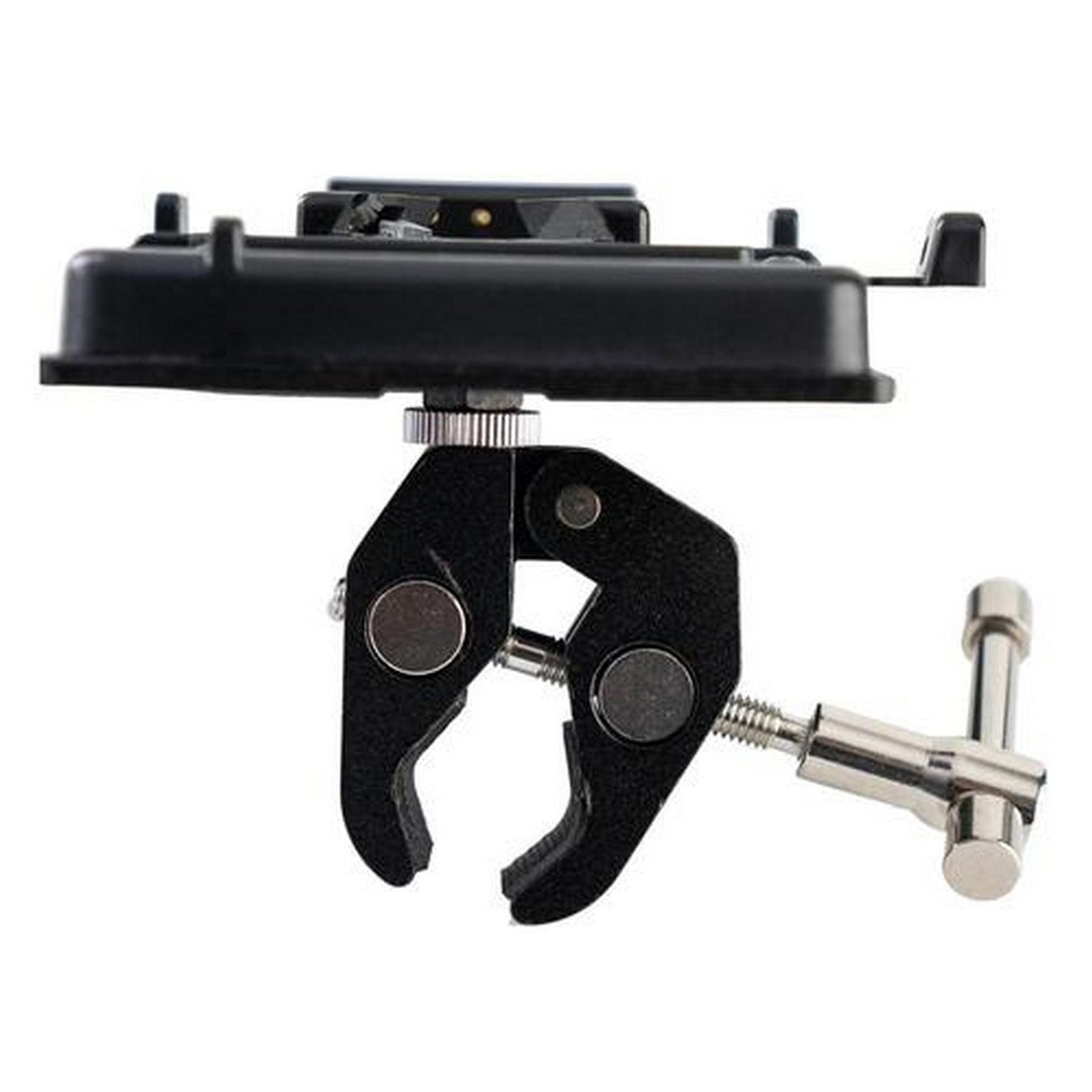 IndiPRO VMCLAMP V-Mount Battery Adapter Plate with D-Tap Output and Mounting Clamp