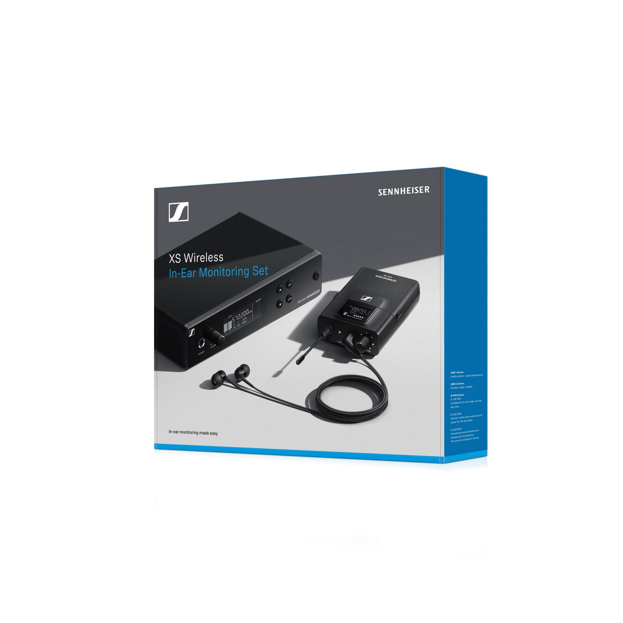 Sennheiser XSW IEM SET Stereo In-Ear Wireless Monitoring System, Band A, 476-500 MHz