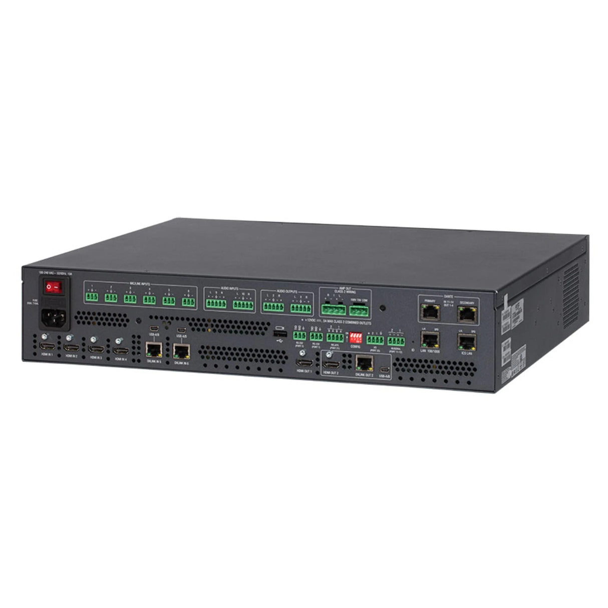 AMX DVX-2265-4K-TAA 6 x 2+1 4K60 4:4:4 All-In-One Presentation Switcher