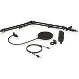 Behringer D3 Podcast Bundle USB Microphone with Boom Arm and Pop Filter