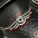 British Drum Co ICA-14-65-SN Icarus Series 14x6.5-Inch Snare Drum, Black Oak Finish