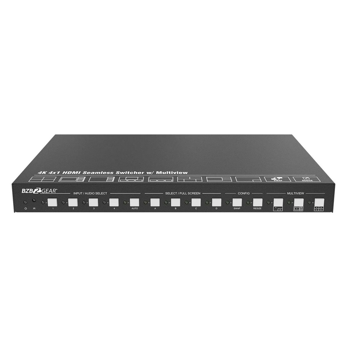 BZBGEAR BG-UMV-HA41 4X1 4K HDMI Seamless Switcher/Scaler