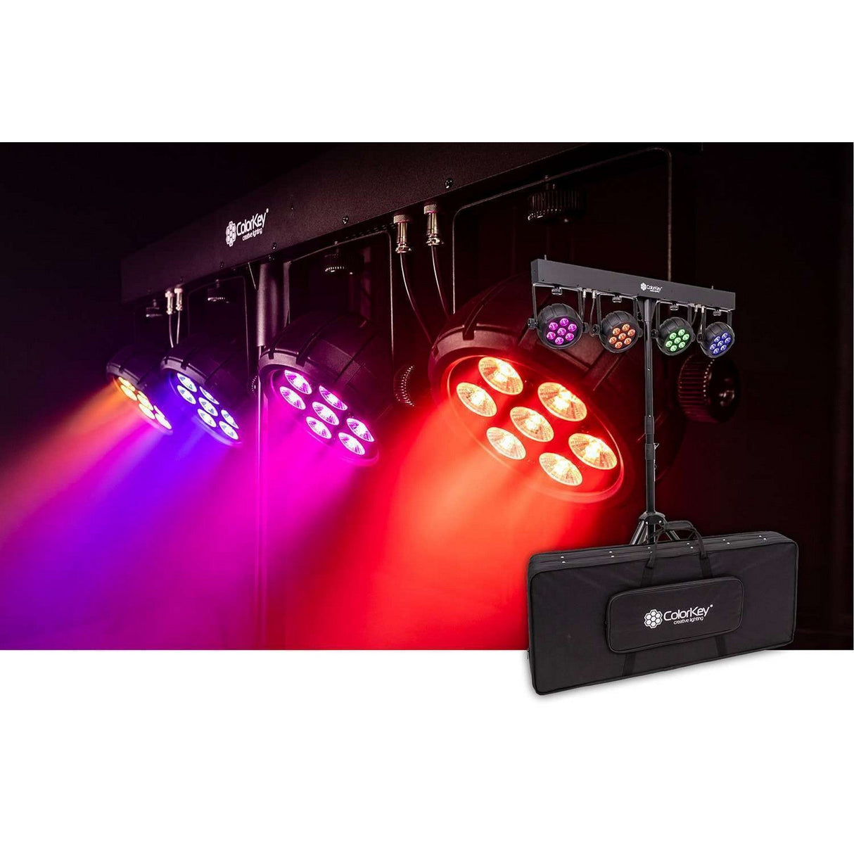 ColorKey PartyBar Mobile 500 EL Wireless Multi-Effect LED Lighting System