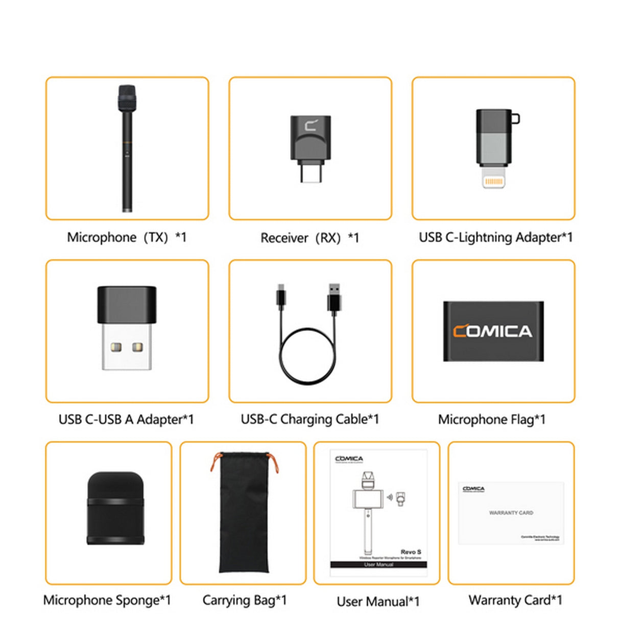 COMICA Revo S Wireless Cardioid Digital Microphone