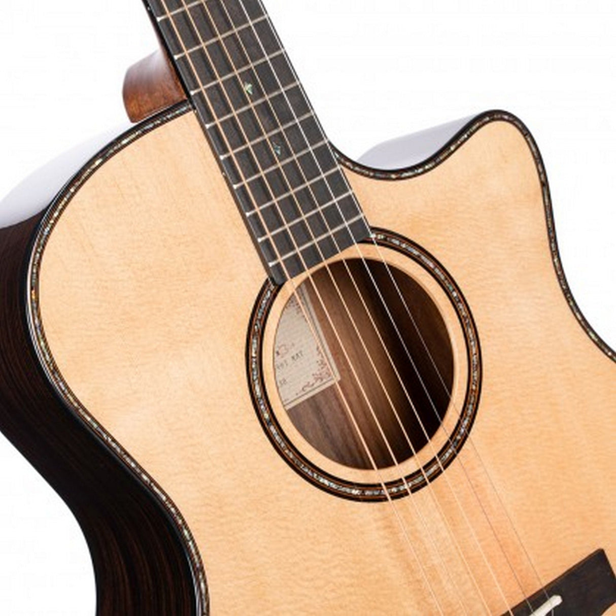 Cort GA-PF Bevel Acoustic-Electric Guitar Pao Ferro Natural - guitar