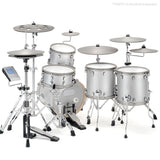 EFNOTE 5 Acoustic Designed Electronic Drum Set, White / Sparkle