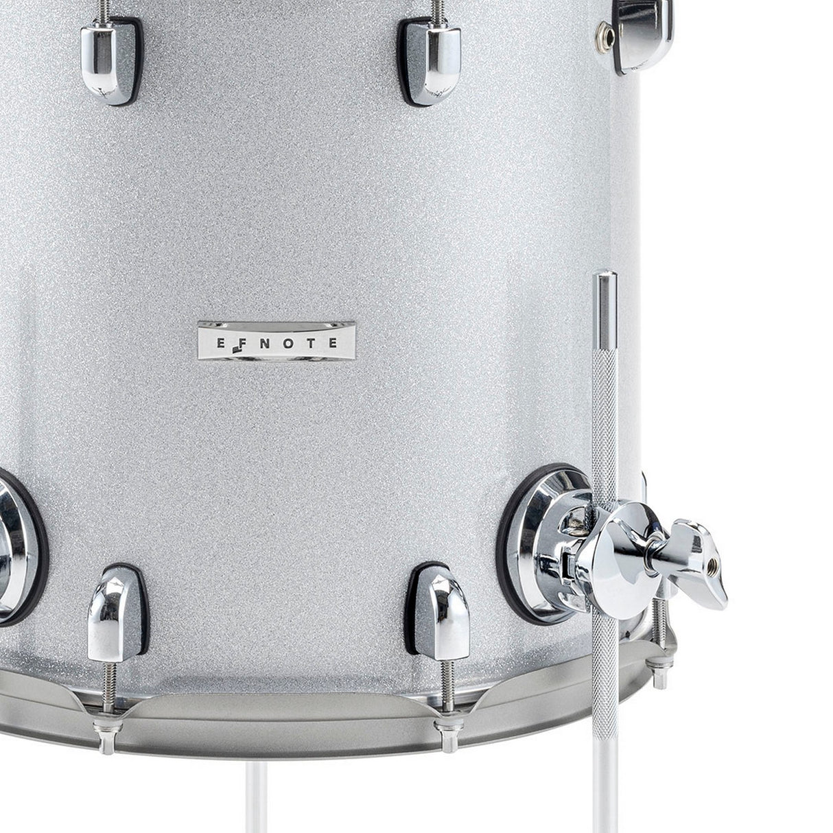 EFNOTE 5 Acoustic Designed Electronic Drum Set, White / Sparkle