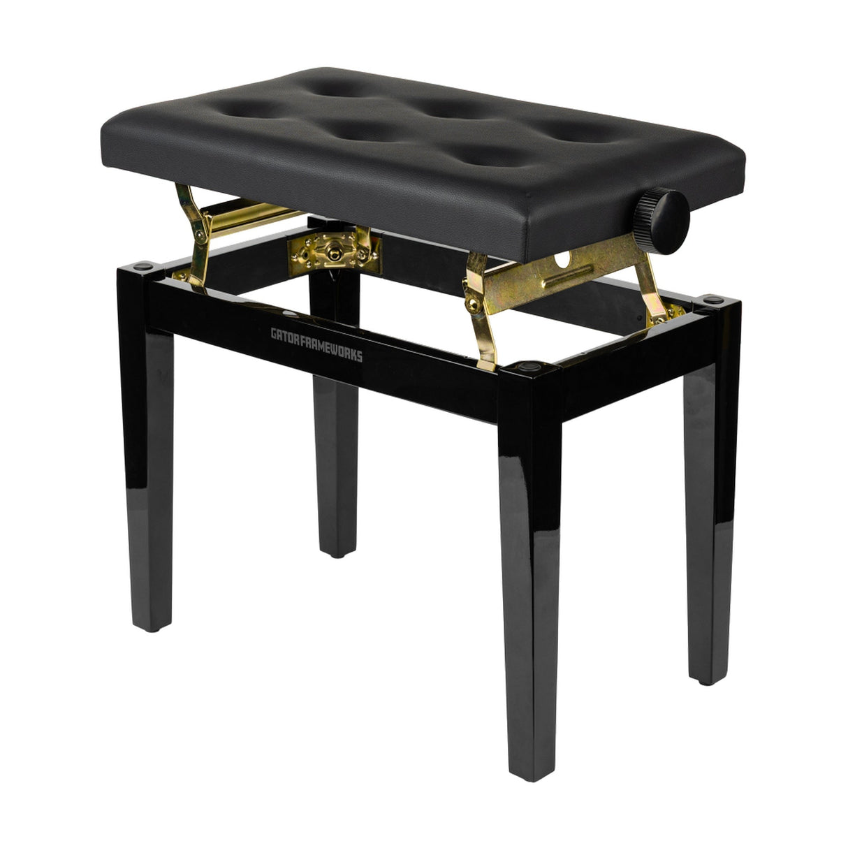 Gator Frameworks GFW-KEYBENCH-HABK Deluxe Height Adjustable Piano Bench