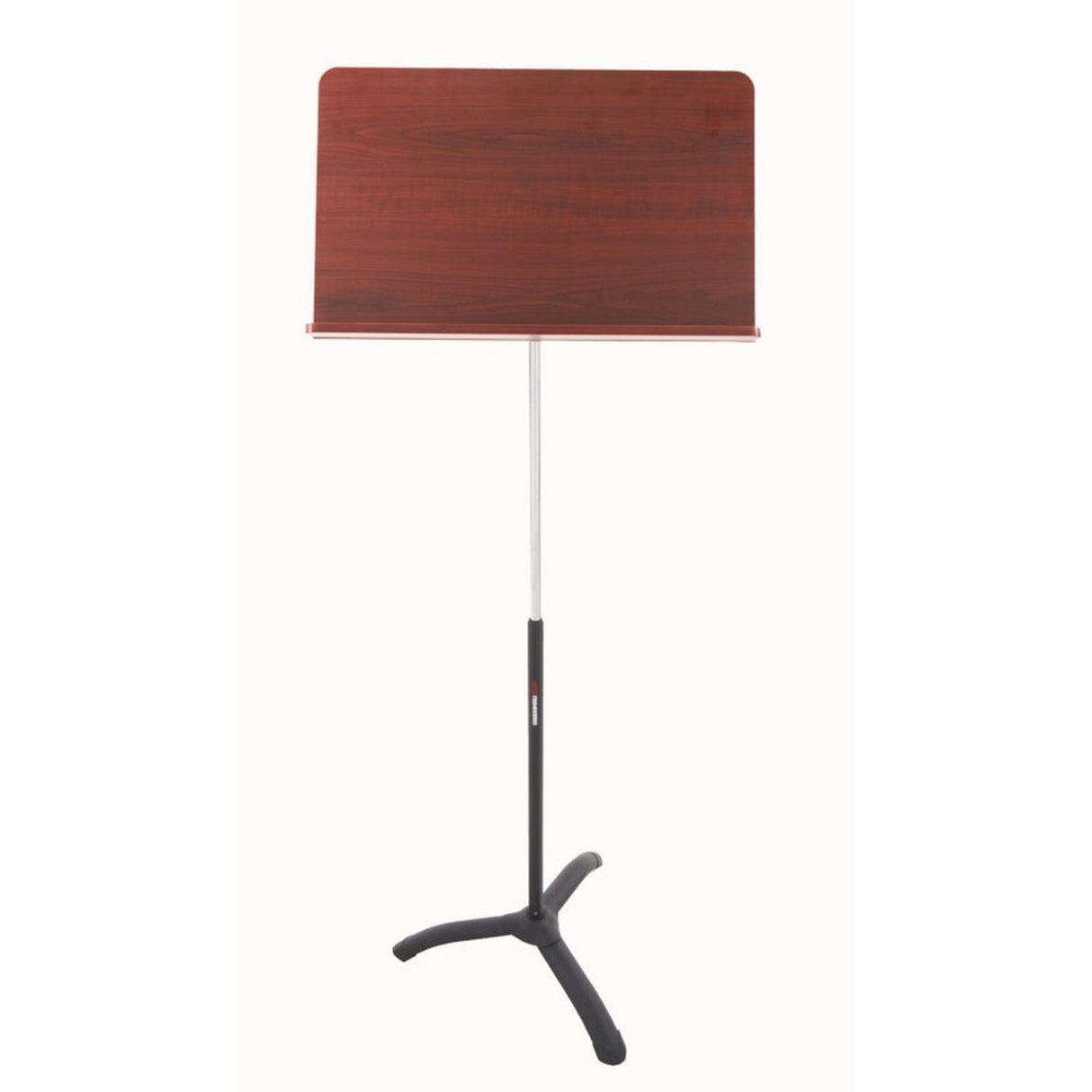 Gator Wooden Conductor Music Stand with Brushed Metal Base