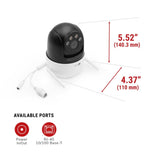 IC Realtime Orb Outdoor 2 5MP Wi-Fi Outdoor Pan and Tilt Network Camera