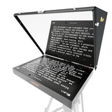 Ikan PT419W-NDI-TK Aura 19-Inch POE++ NDI Teleprompter with Full Encoding/Decoding IP Tally Light and Travel Kit