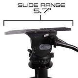 Ikan PT419W-TK-TRIPOD 19-Inch Widescreen Teleprompter, Tripod, Dolly Turnkey, and Travel Kit