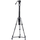 Ikan PT419W-TM-MPEDESTAL 19-Inch Widescreen Teleprompter with Talent Monitor, Motorized Pedestal, and Dolly Turnkey