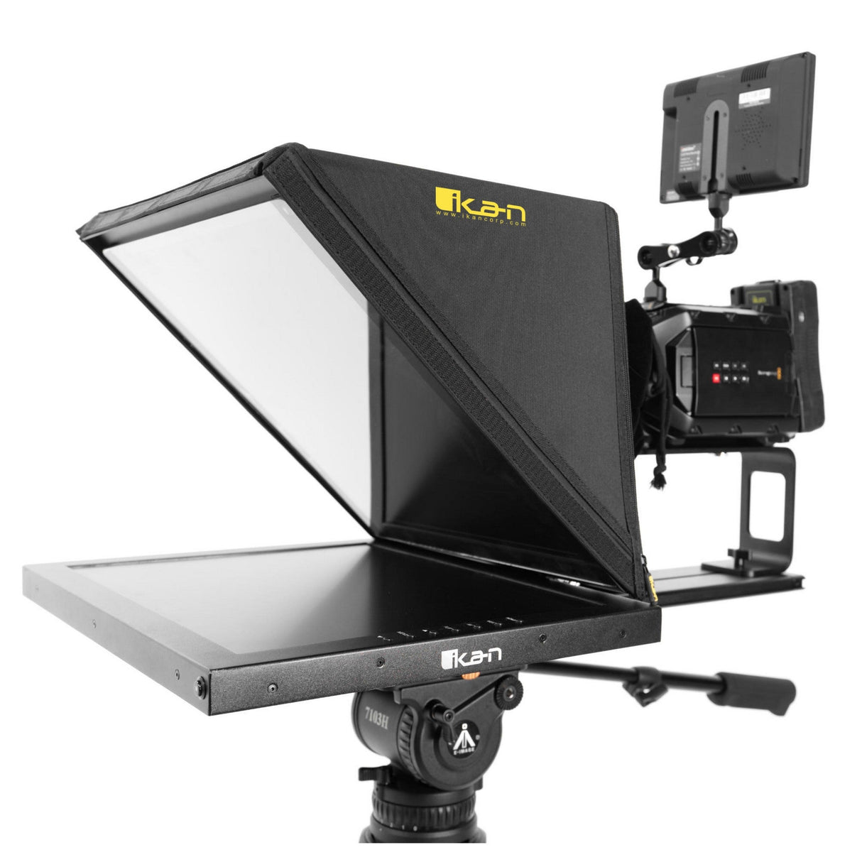 Ikan PT4900 V2 Professional 19-Inch High Bright Beam Splitter Teleprompter