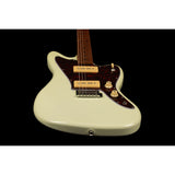 Jet Guitars JJ-300 P90 OW Electric Guitar, Olympic White Finish